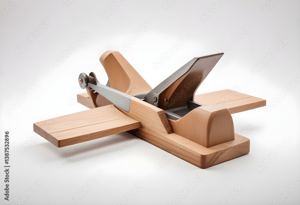 Woodworking plane isolated on white background Woodworking plane isolated on white background