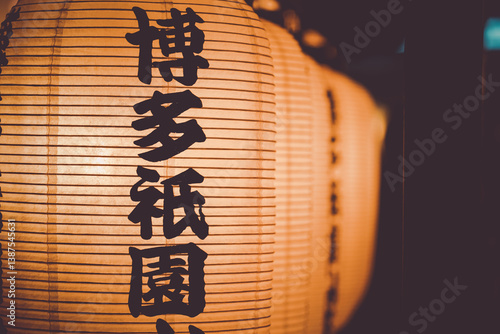 博多祇園山笠の提灯