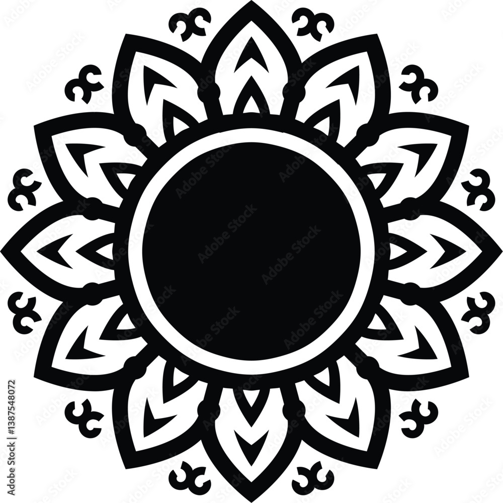 Obraz premium Ornamental luxury mandala pattern