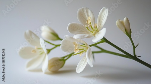 Delicate white flowers in soft focus (1)