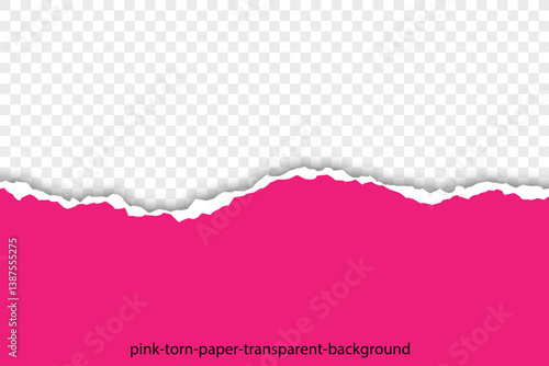 pink-torn-paper-transparent-background-design