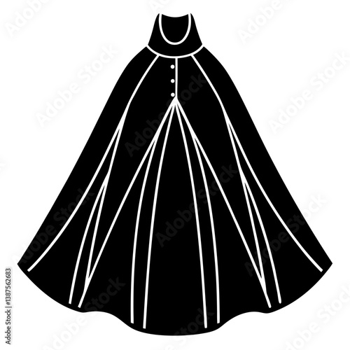 cape dress