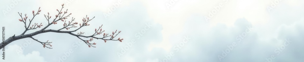 Branch with mist and clouds on white background, misty, peaceful, foggy Branch with mist and clouds on white background, misty, peaceful, foggy