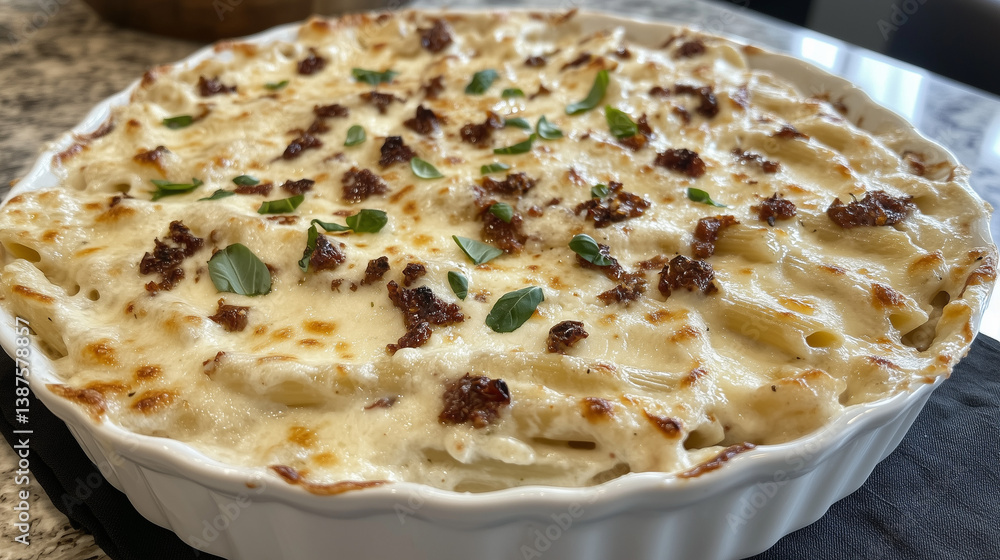 Homemade Creamy Sun-Dried Tomato and Basil Penne with Rich Sauce Homemade Creamy Sun-Dried Tomato and Basil Penne with Rich Sauce
