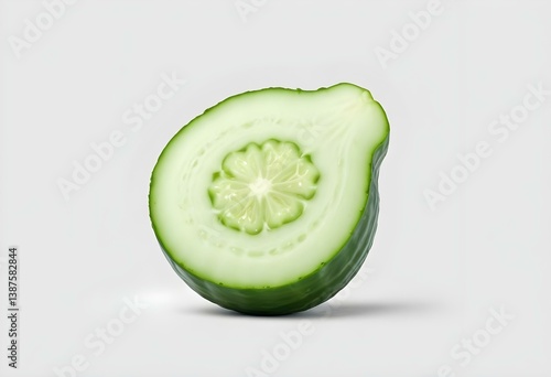Cucumber isolated on white background