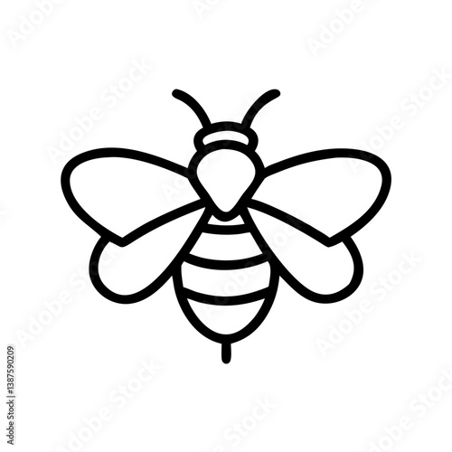 Bee Animal outline IconsBee Animal outline Icons