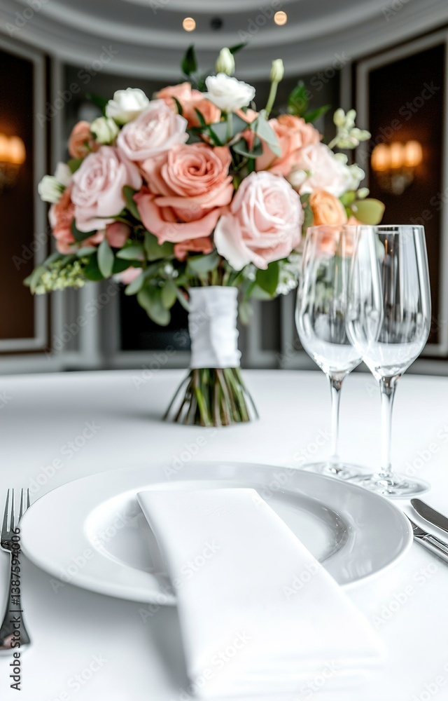 wedding table setting for luxury wedding isolated background wedding table setting for luxury wedding isolated background