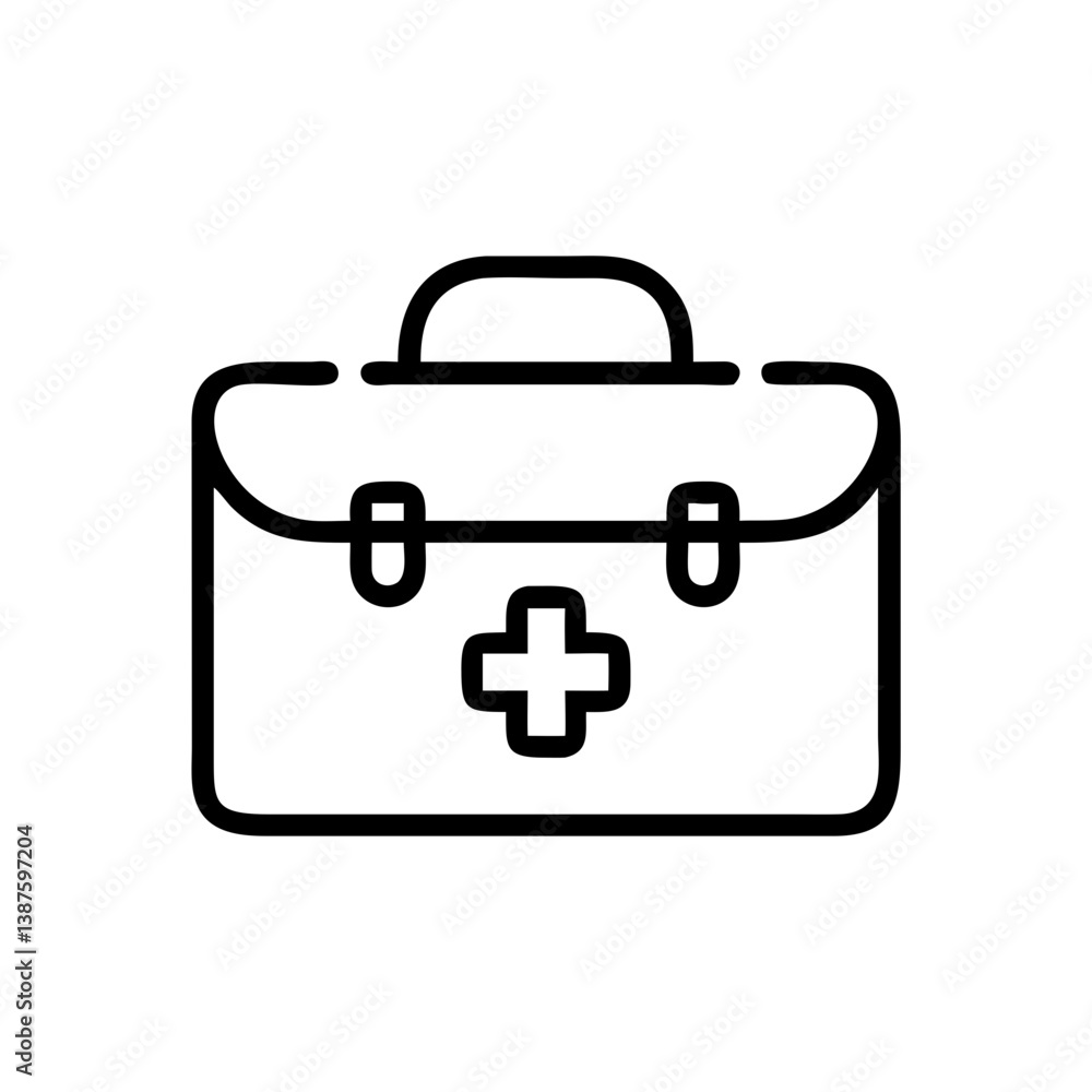 Icon of a doctorchest / first aid kit Icon of a doctorchest / first aid kit