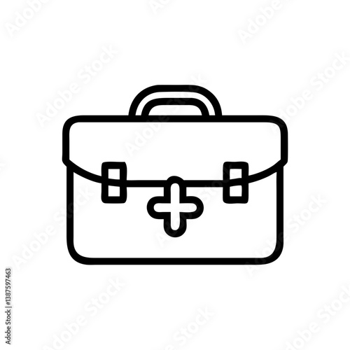 Icon of a doctorchest / first aid kit