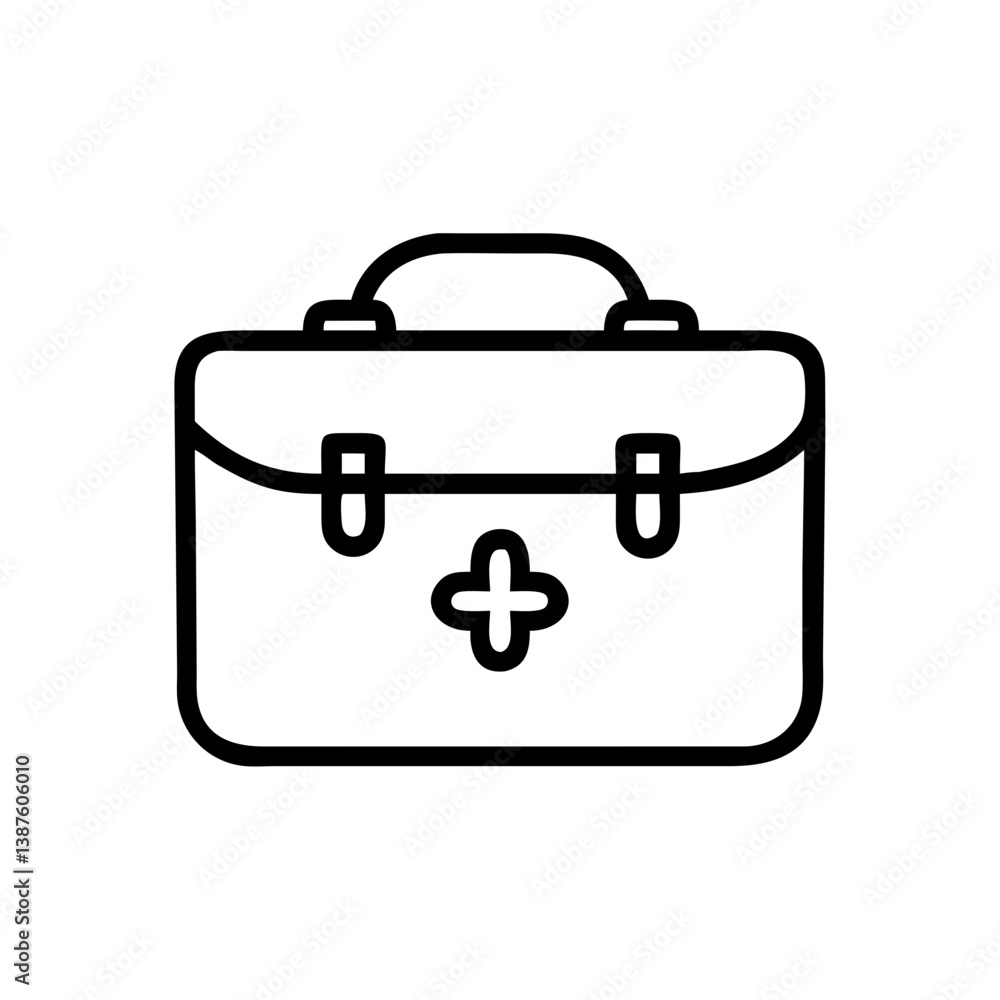 Icon of a doctorchest / first aid kit Icon of a doctorchest / first aid kit