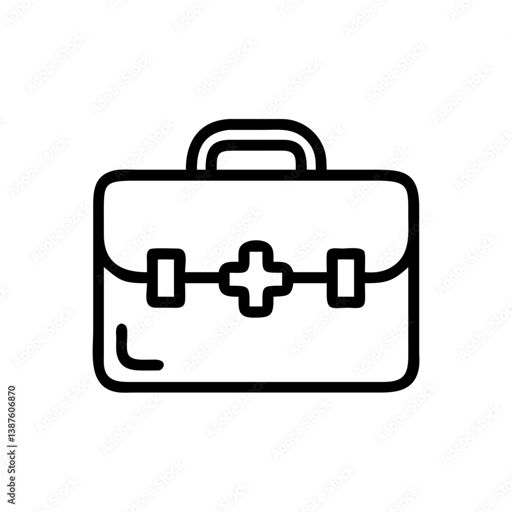 Icon of a doctorchest / first aid kit Icon of a doctorchest / first aid kit
