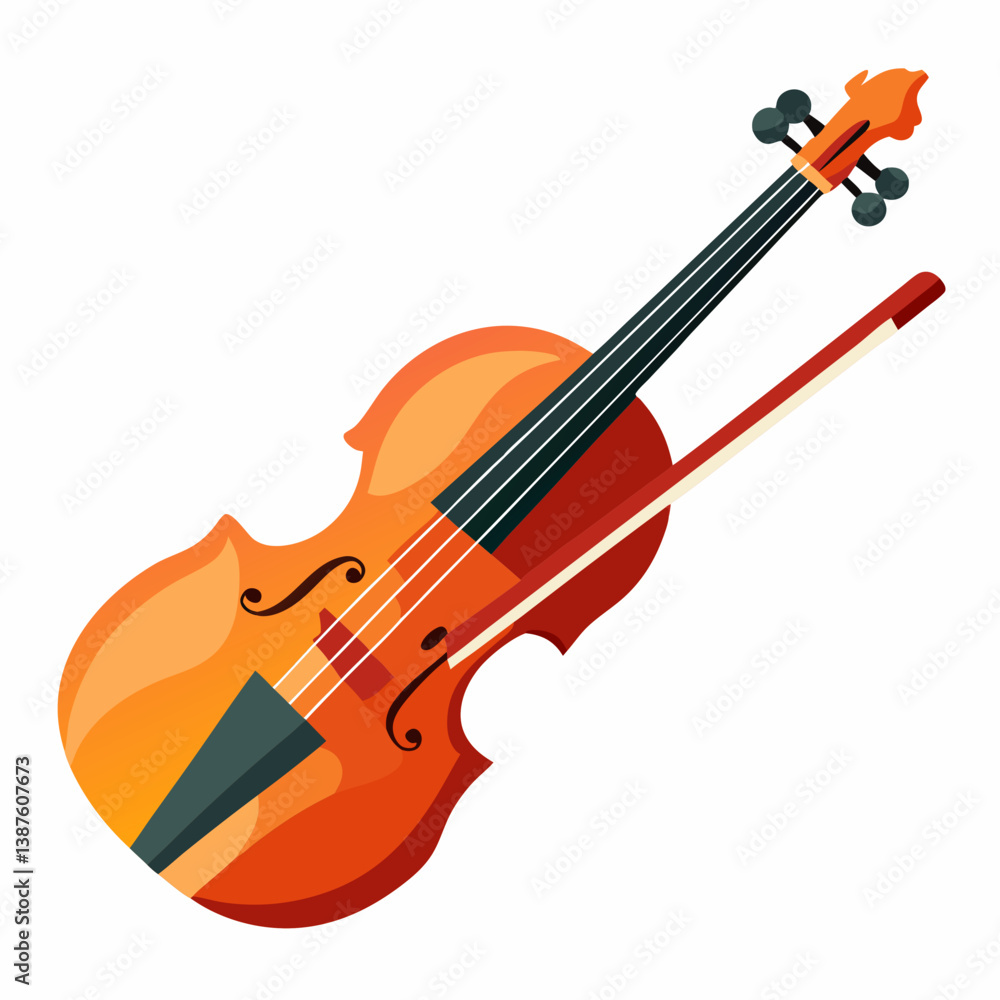 Fototapeta premium violin and bow