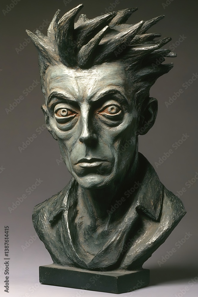 Sculpted Portrait of a Man Sculpted Portrait of a Man