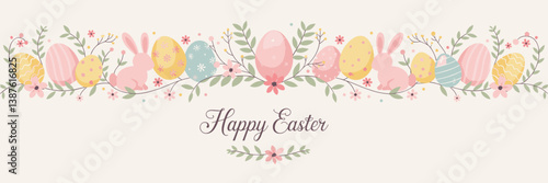 Easter poster, Easter banner, banner, Easter clipart, happy Easter, Easter 2025, 2025, Easter celebration, easter sublimation, easter card, easter, bunny, rabbit, egg, card, spring, cartoon, holiday, 