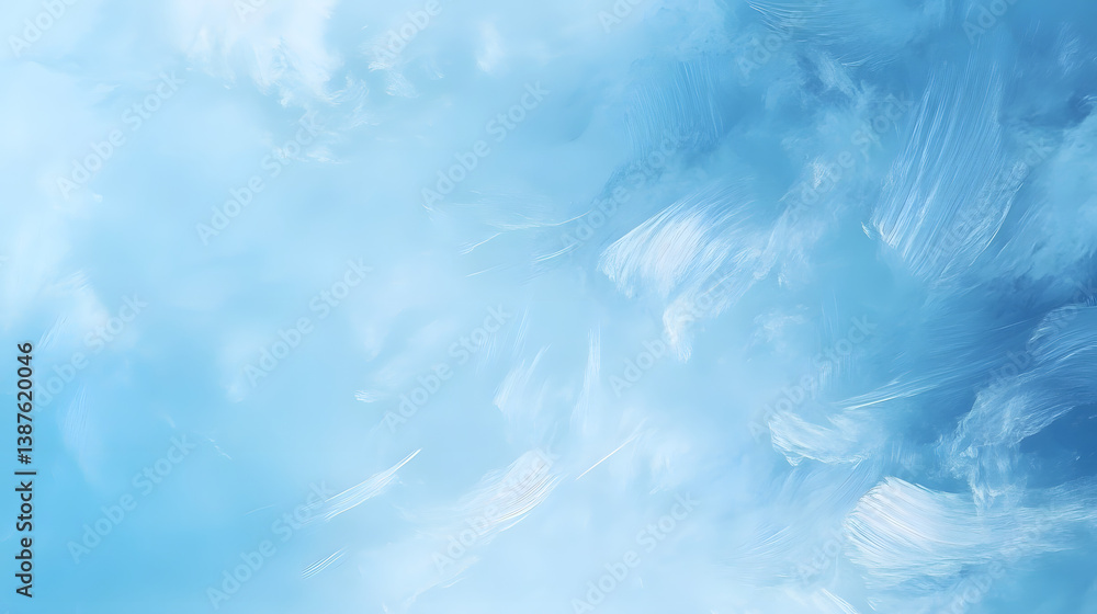 Obraz premium Baby Blue Pastel illustration background
