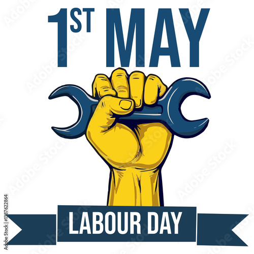 Happy Labour day vector illustration 02