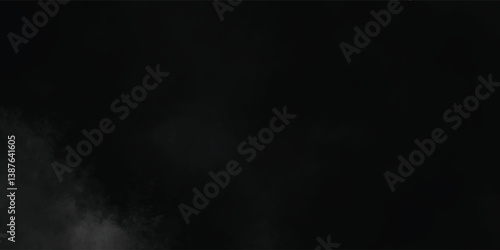 Smoky Overlay in Black and Gray Perfect for Use in Horror Film Posters and Gaming Assets

