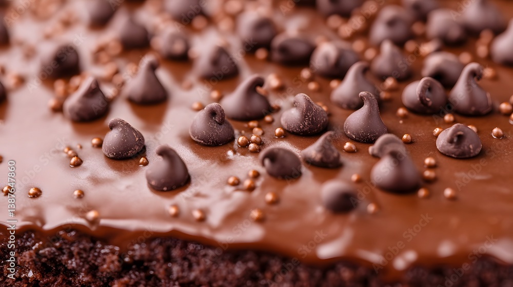 Mouthwatering Chocolate Dessert with Intricate Textures and Patterns Mouthwatering Chocolate Dessert with Intricate Textures and Patterns