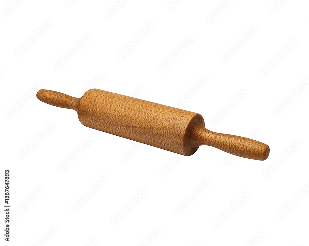 Traditional wooden rolling pin used for making chapati or pizza – isolated on transparent background Traditional wooden rolling pin used for making chapati or pizza – isolated on transparent background