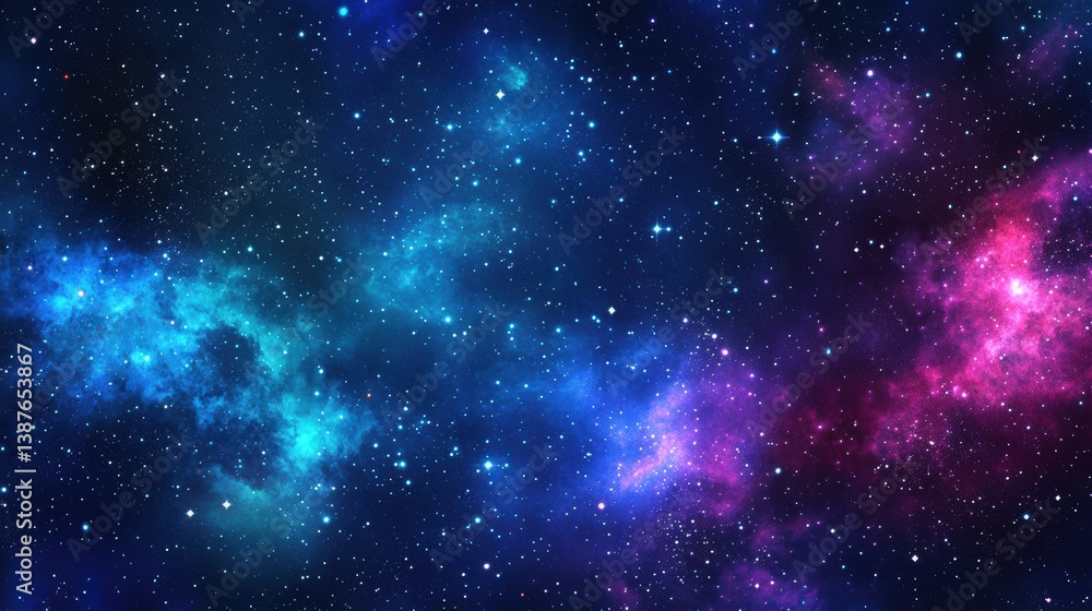 custom made wallpaper toronto digitalAstrology horizontal star universe background. The night with nebula in the cosmos. Milky way galaxy in the infinity space. Starry night with shiny stars in the gradient sky.