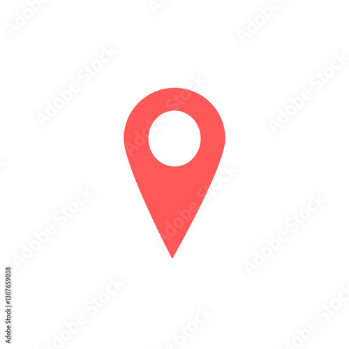 Flat Style Location Pin Icon Free Download Flat Style Location Pin Icon - GFXLoad