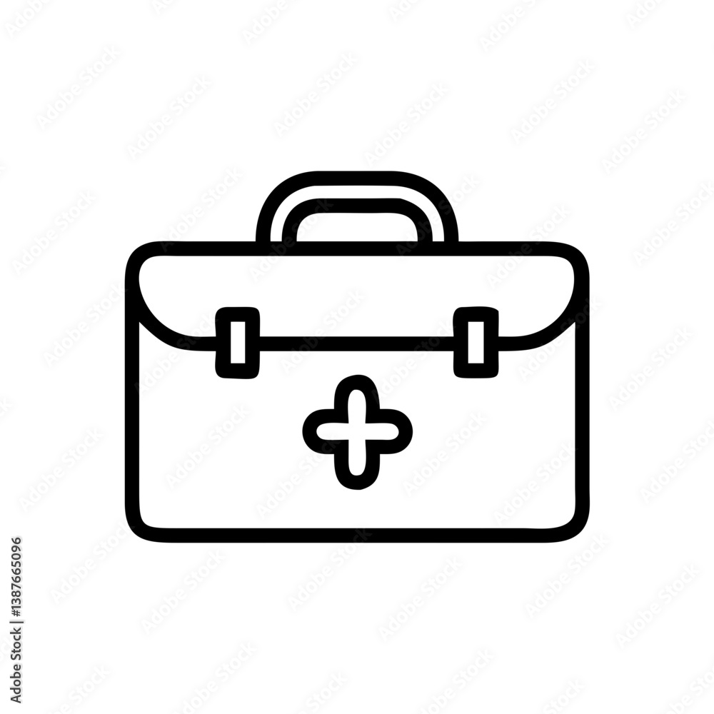 Icon of a doctorchest / first aid kit Icon of a doctorchest / first aid kit