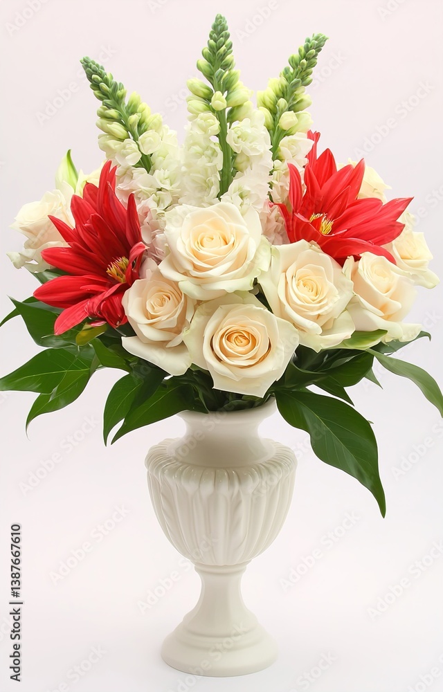 Centerpiece isolated background