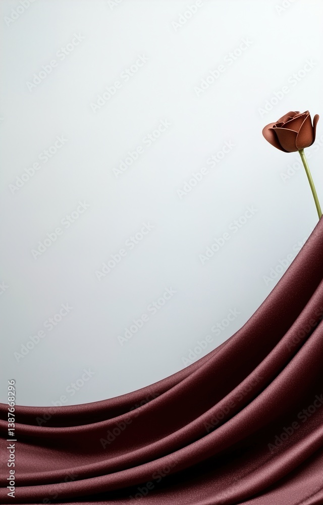 Wedding decoration isolated background