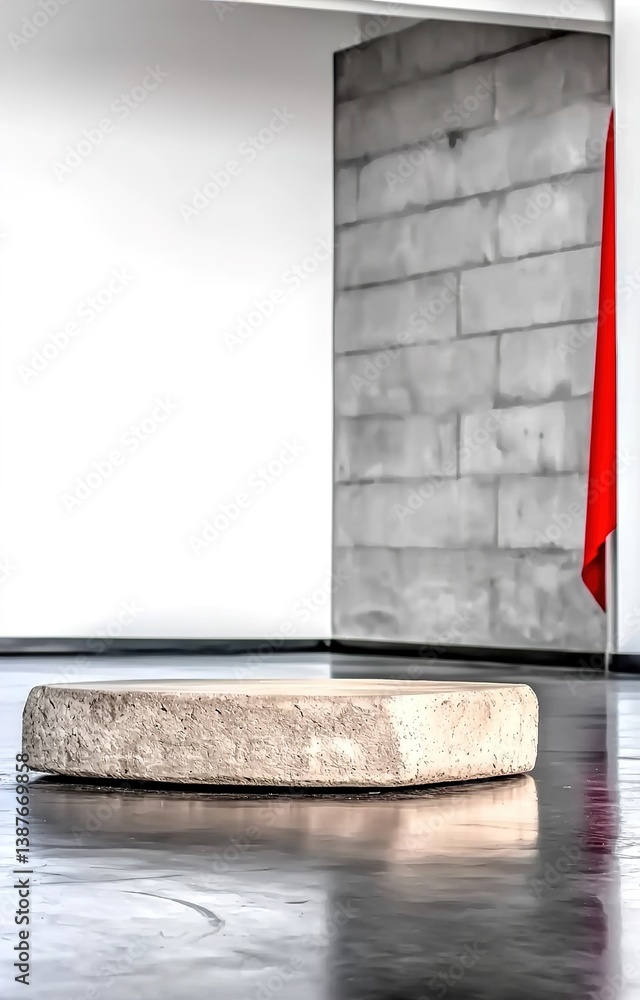 Abstract minimalist gray cemet wall background,