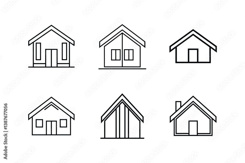 penthouse line art vector illustration penthouse line art vector illustration