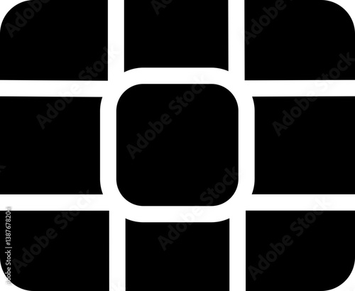 Sim EMV chip icon in flat isolated on transparent background