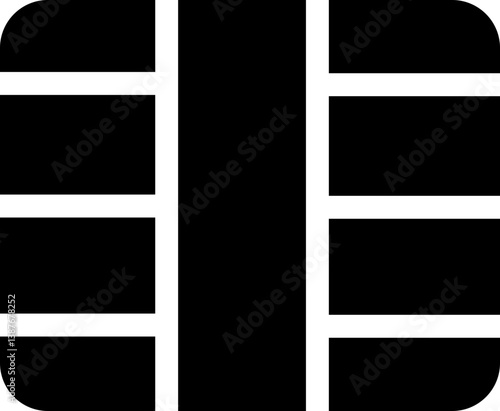 Sim EMV chip icon in flat isolated on transparent background