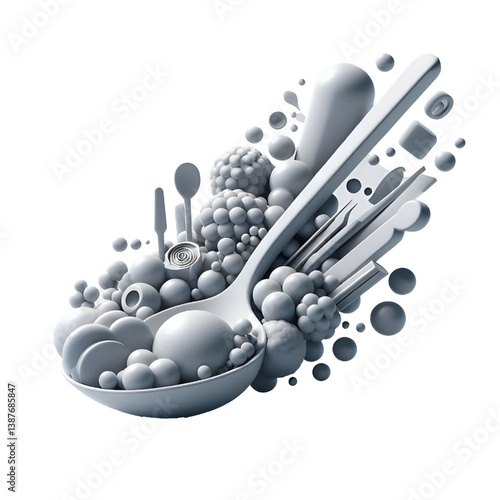 stainless steel spoon