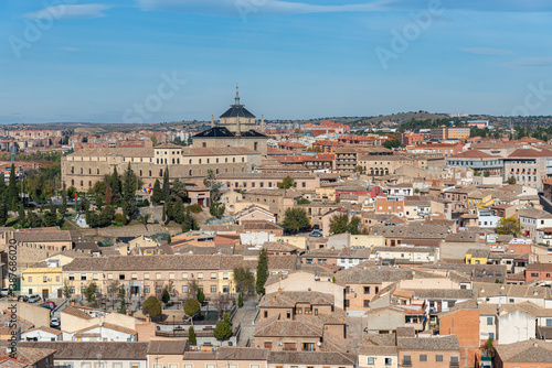 Panoramic View of Toledo, Spain on a Clear Day