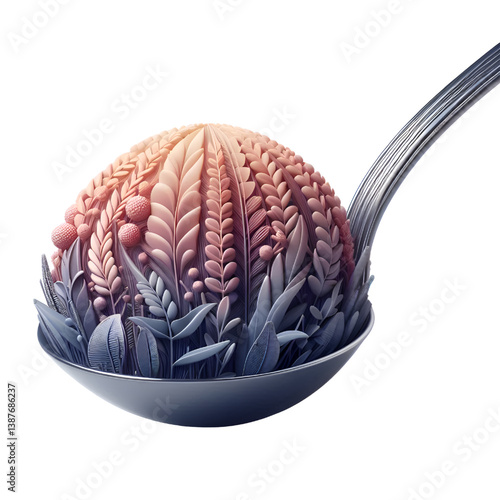 stainless steel spoon