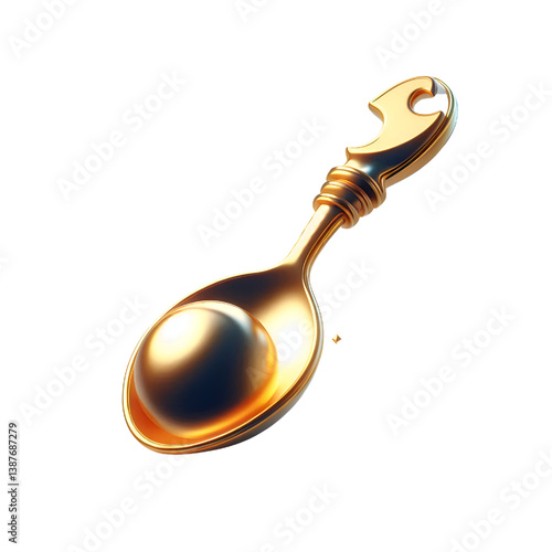 stainless steel spoon