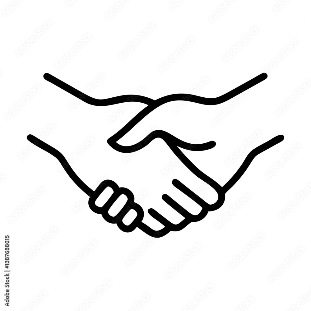 Obraz premium handshake shake hands