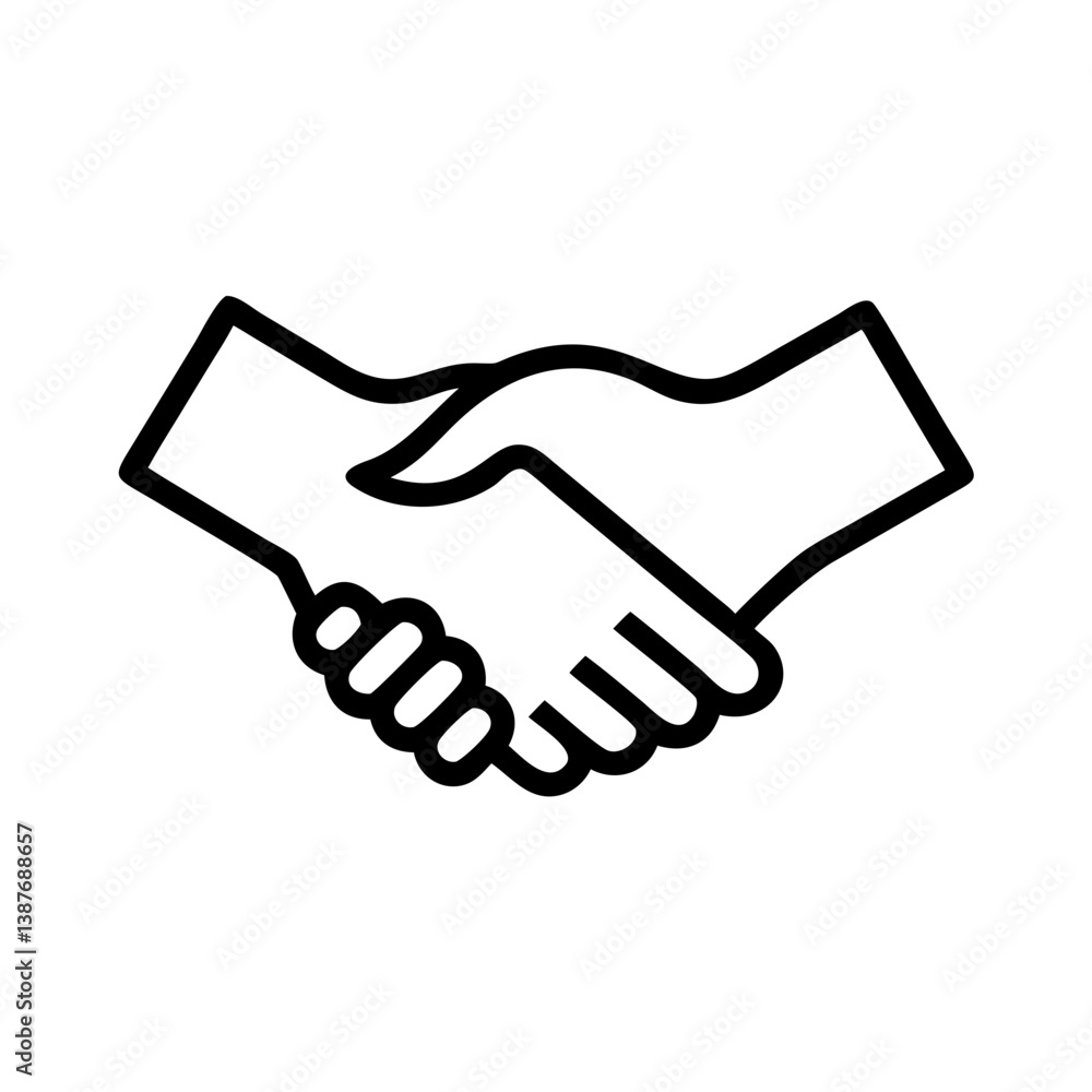 Obraz premium handshake shake hands