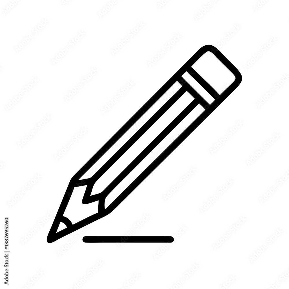 Pencil icons symbolize creativity and artistic expression. Essential for drawing, writing, and educational themes, these designs reflect the art of communication through simple tools. Pencil icons symbolize creativity and artistic expression. Essential for drawing, writing, and educational themes, these designs reflect the art of communication through simple tools.