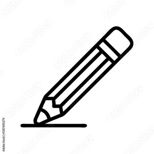 Pencil icons symbolize creativity and artistic expression. Essential for drawing, writing, and educational themes, these designs reflect the art of communication through simple tools.