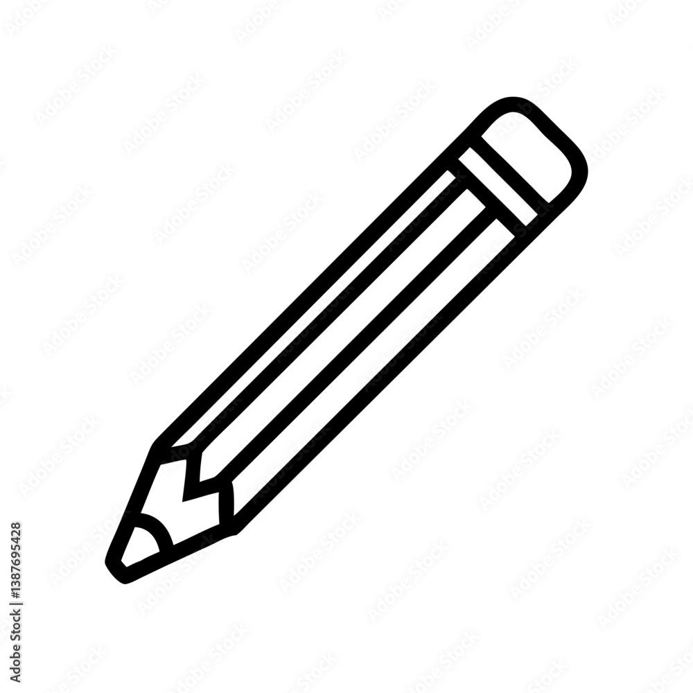 Pencil icons symbolize creativity and artistic expression. Essential for drawing, writing, and educational themes, these designs reflect the art of communication through simple tools. Pencil icons symbolize creativity and artistic expression. Essential for drawing, writing, and educational themes, these designs reflect the art of communication through simple tools.