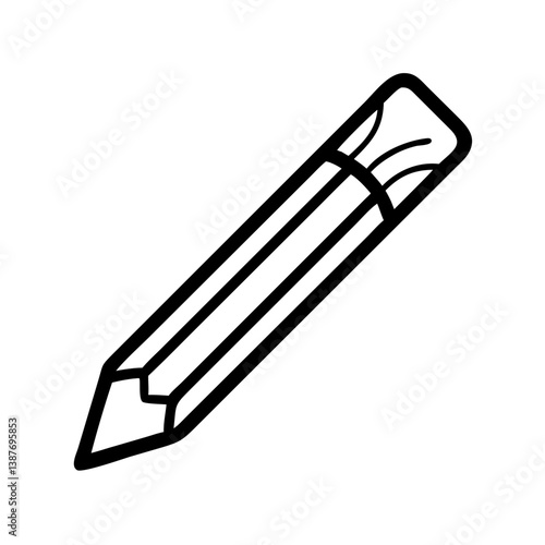 Pencil icons symbolize creativity and artistic expression. Essential for drawing, writing, and educational themes, these designs reflect the art of communication through simple tools.