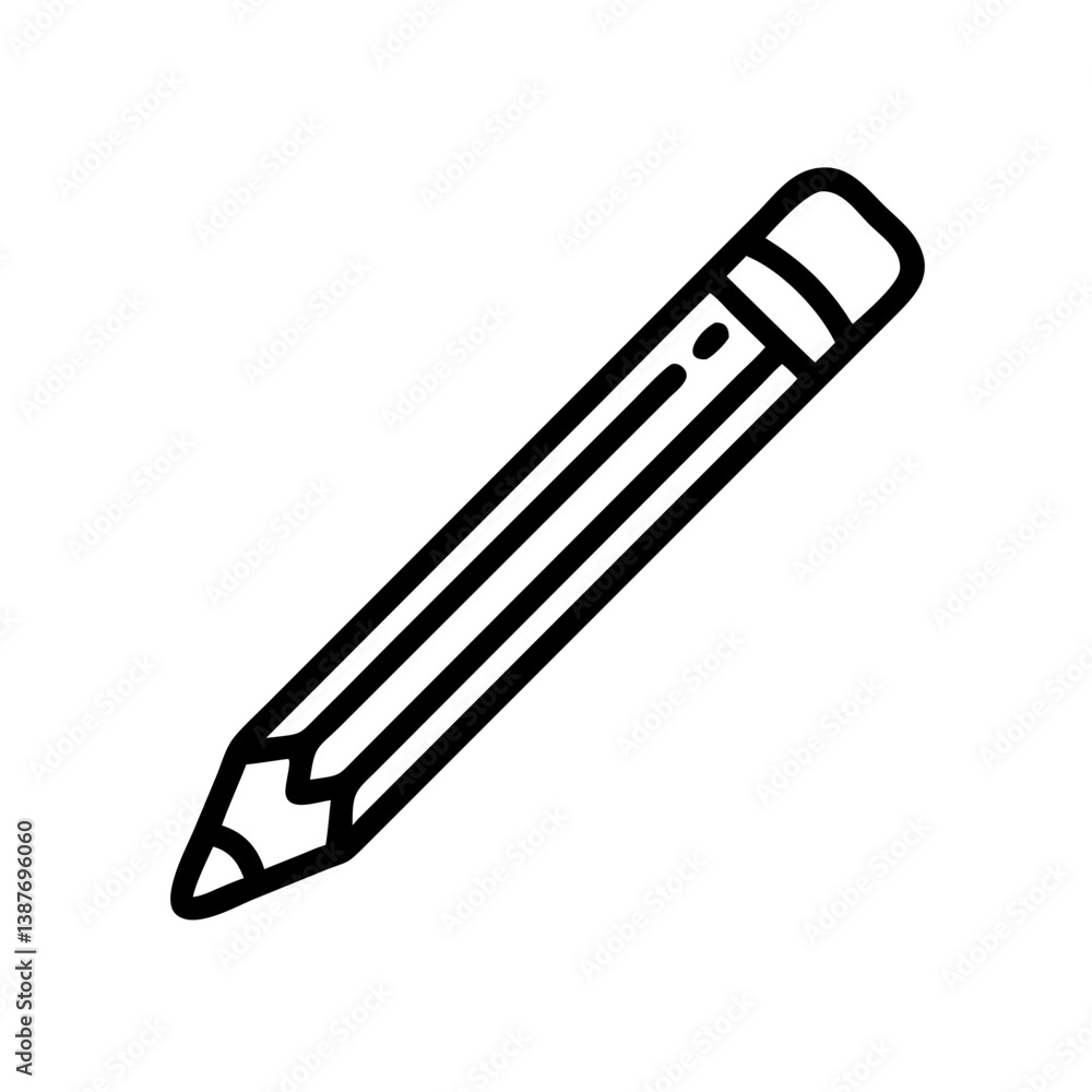 Pencil icons symbolize creativity and artistic expression. Essential for drawing, writing, and educational themes, these designs reflect the art of communication through simple tools. Pencil icons symbolize creativity and artistic expression. Essential for drawing, writing, and educational themes, these designs reflect the art of communication through simple tools.