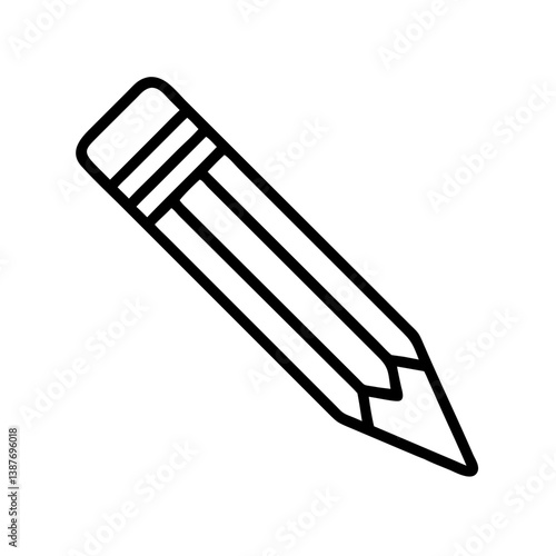 Pencil icons symbolize creativity and artistic expression. Essential for drawing, writing, and educational themes, these designs reflect the art of communication through simple tools.