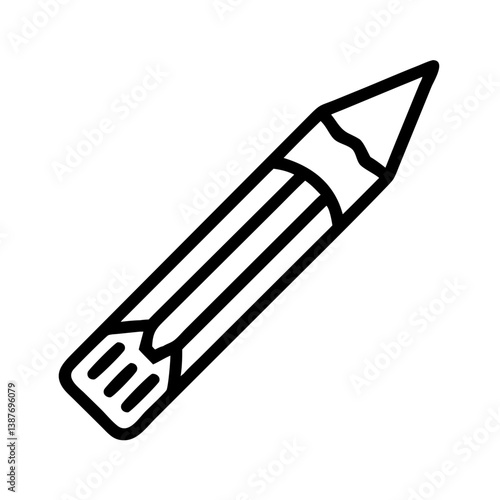 Pencil icons symbolize creativity and artistic expression. Essential for drawing, writing, and educational themes, these designs reflect the art of communication through simple tools.