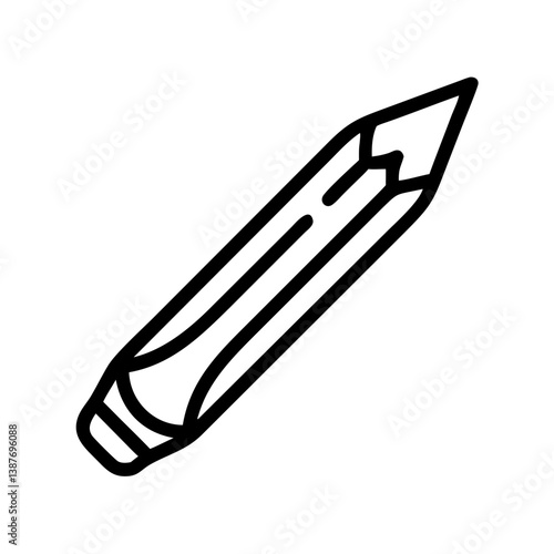 Pencil icons symbolize creativity and artistic expression. Essential for drawing, writing, and educational themes, these designs reflect the art of communication through simple tools.
