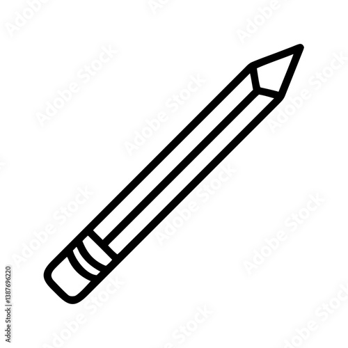 Pencil icons symbolize creativity and artistic expression. Essential for drawing, writing, and educational themes, these designs reflect the art of communication through simple tools.
