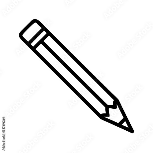 Pencil icons symbolize creativity and artistic expression. Essential for drawing, writing, and educational themes, these designs reflect the art of communication through simple tools.