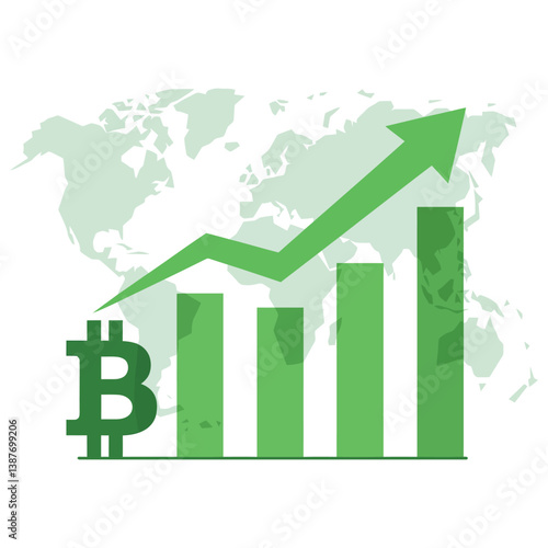 Bold Crypto Vector Emblem Design.