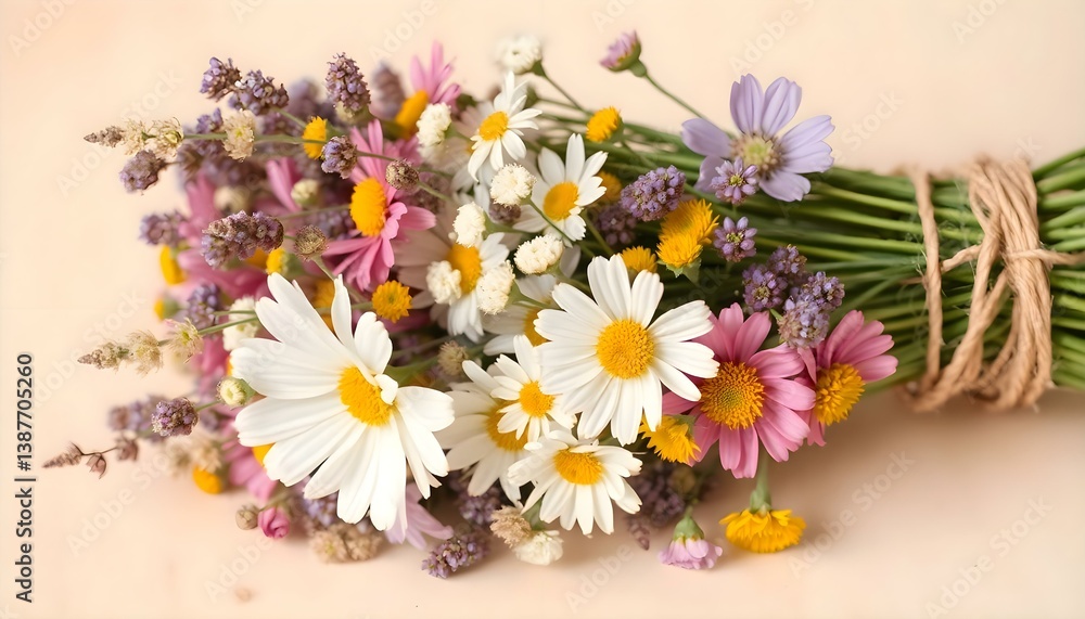 Obraz premium bunch of flowers that are sitting on a table